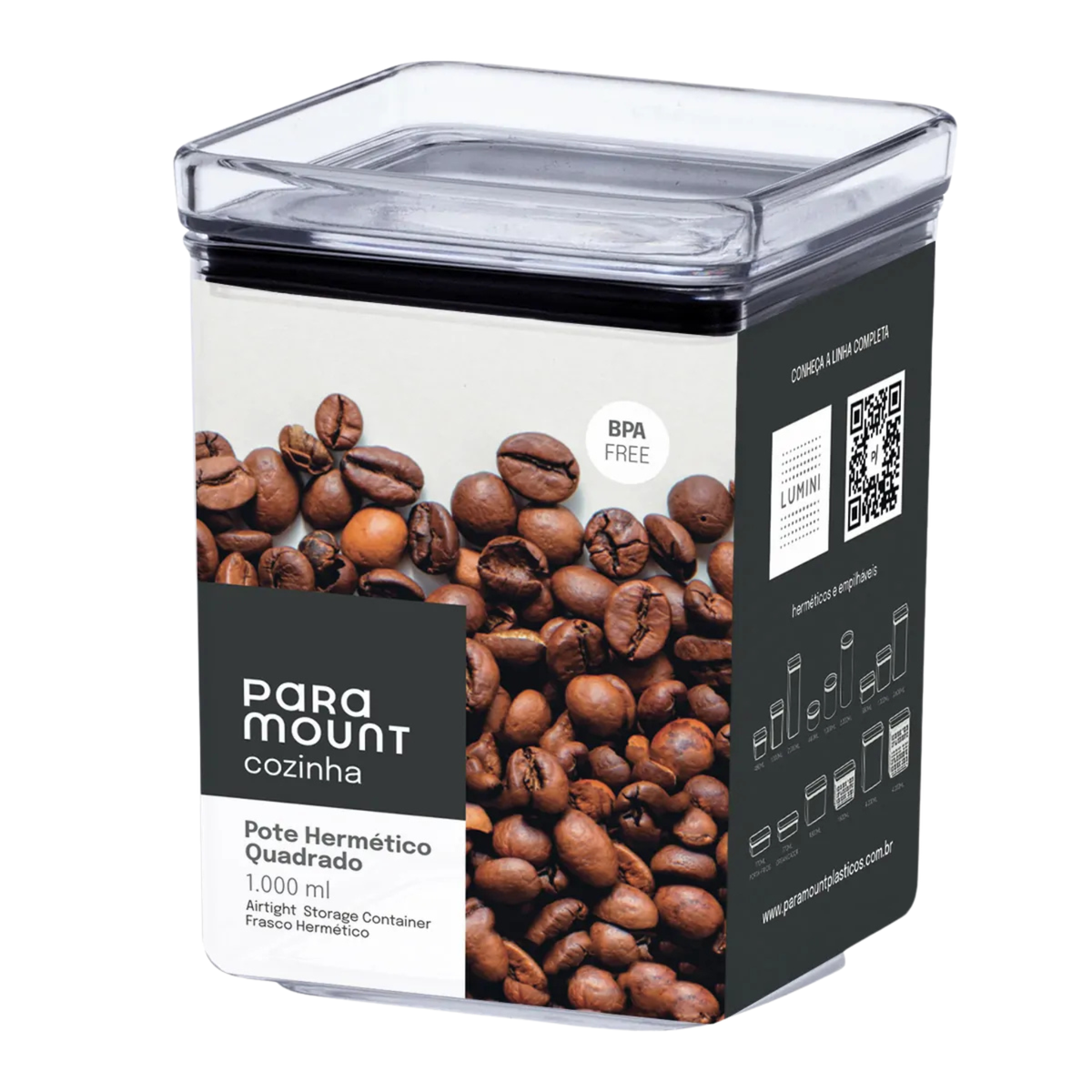 POTE HERMÉTICO LUMINI 1.000 ML PARAMOUNT