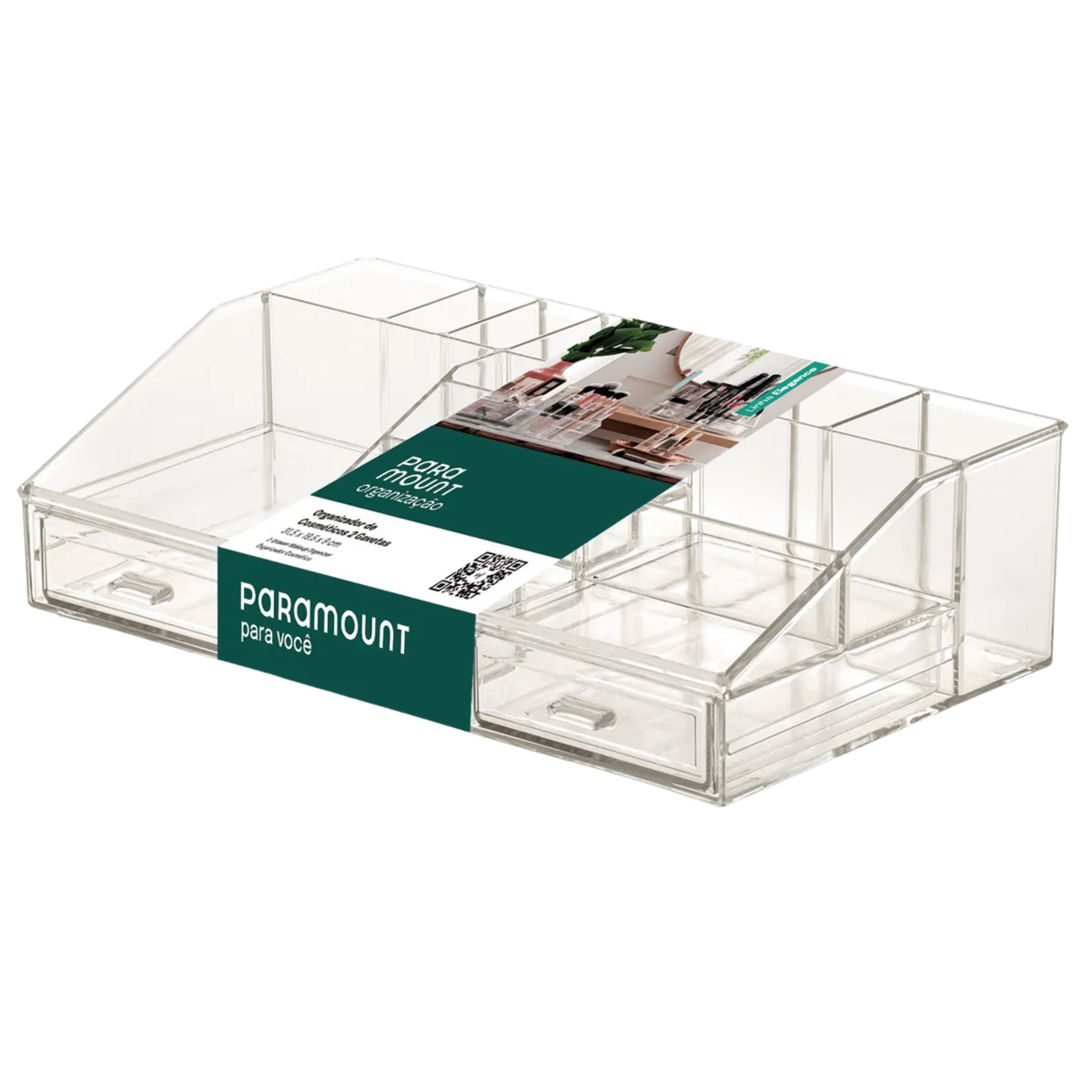 ORGANIZADOR DE COSMÉTICOS 2 GAVETAS PARAMOUNT
