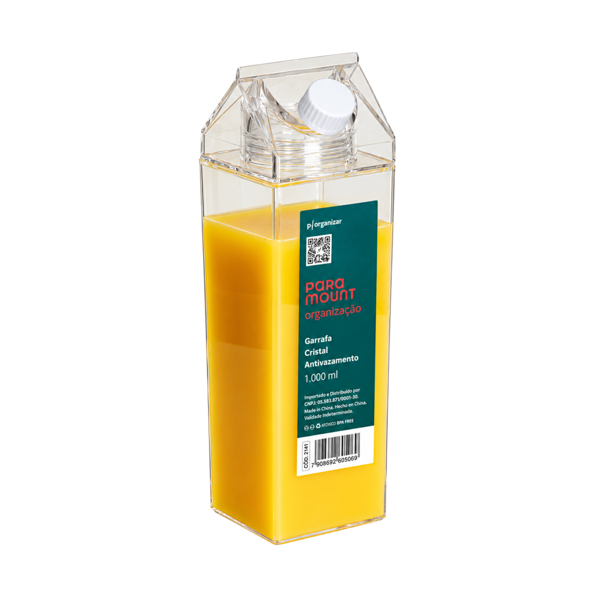 GARRAFA CRISTAL ANTIVAZAMENTO 1.000 ML PARAMOUNT