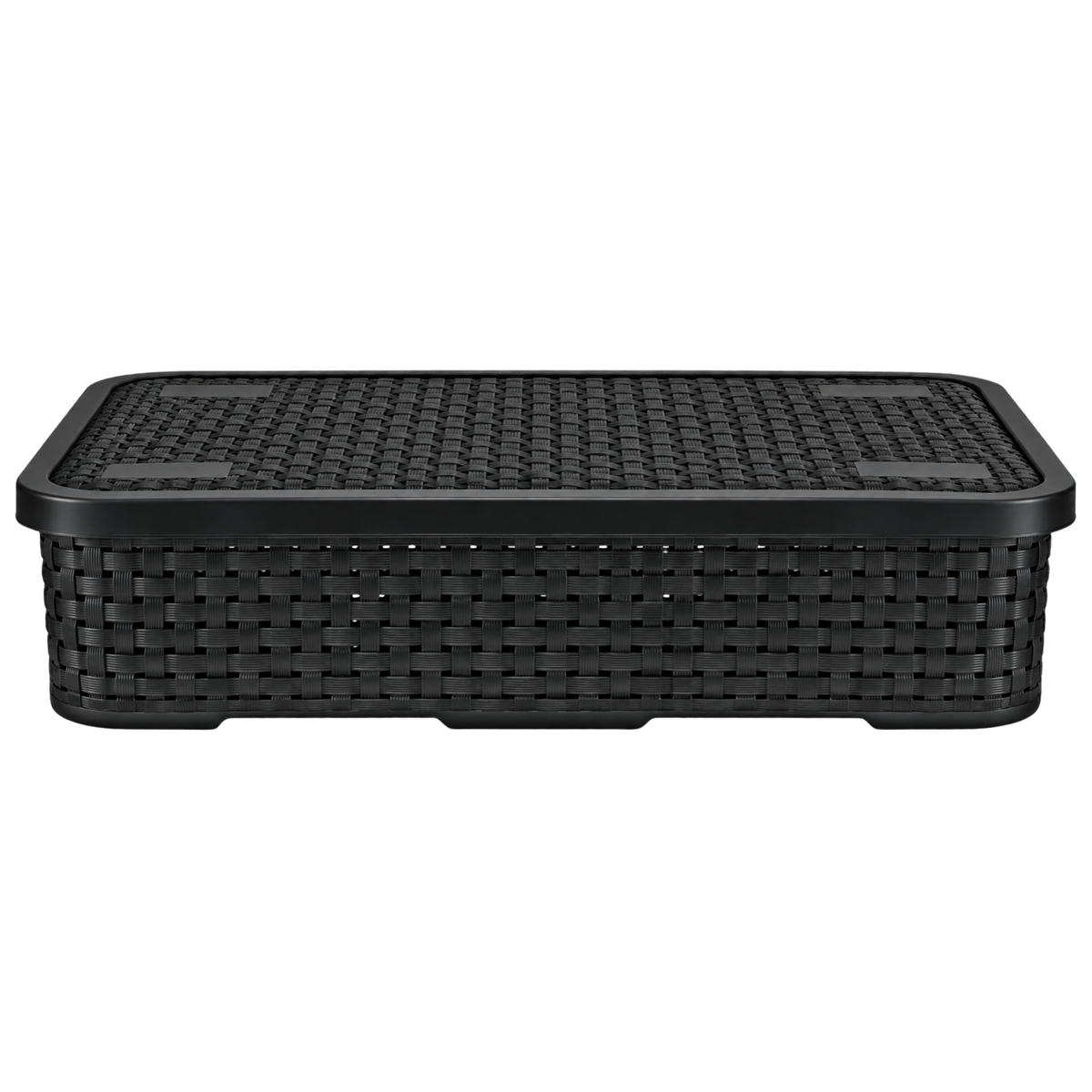 CESTO ORGANIZADOR RATTAN C/ TAMPA BAIXO GRANDE NITRON