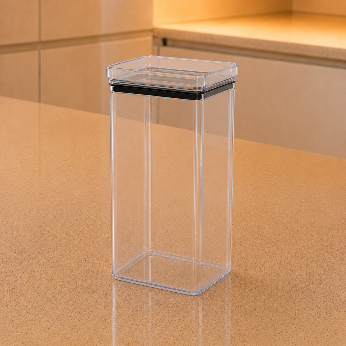 POTE HERMÉTICO QUADRADO 2.200 ML LUMINI PARAMOUNT