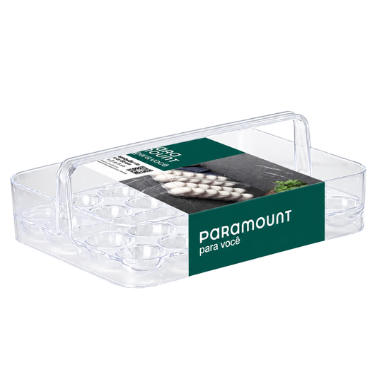 ORGANIZADOR DE OVOS C/ 24 UNID PARAMOUNT