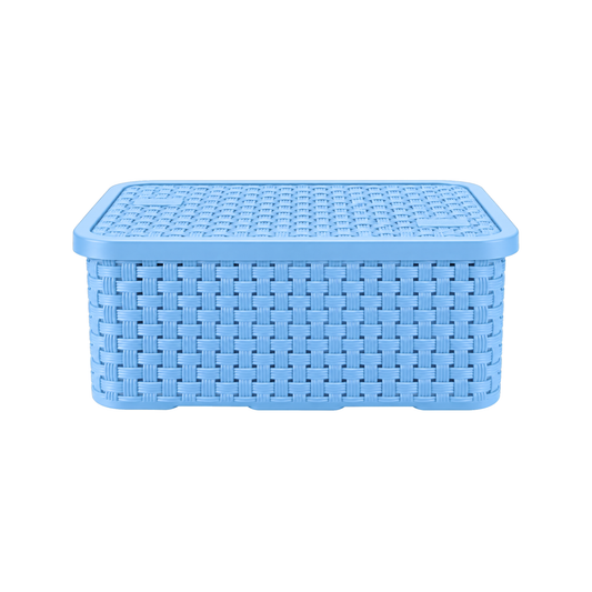 CESTO ORGANIZADOR RATTAN C/ TAMPA NITRON