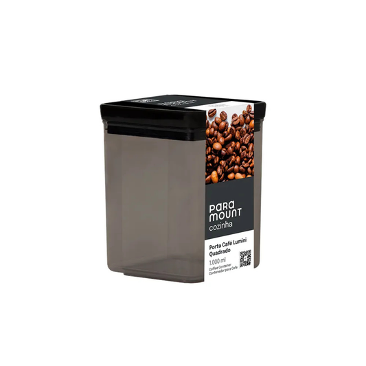 PORTA CAFÉ QUADRADO 1.000 ML LUMINI PARAMOUNT