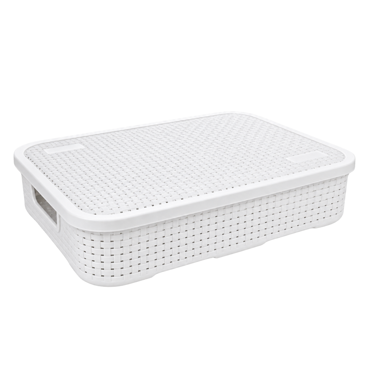 CESTO ORGANIZADOR RATTAN C/ TAMPA BAIXO GRANDE NITRON