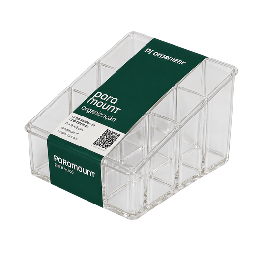 ORGANIZADOR COSMÉSTICOS C/ DIVISÓRIAS PARAMOUNT
