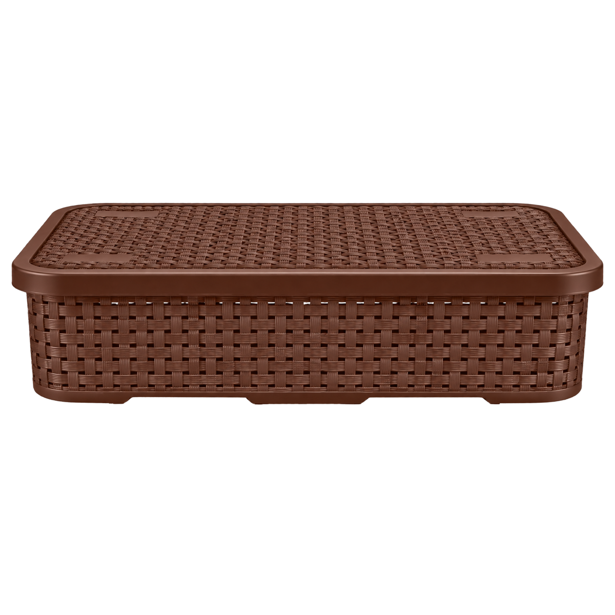 CESTO ORGANIZADOR RATTAN C/ TAMPA BAIXO GRANDE NITRON