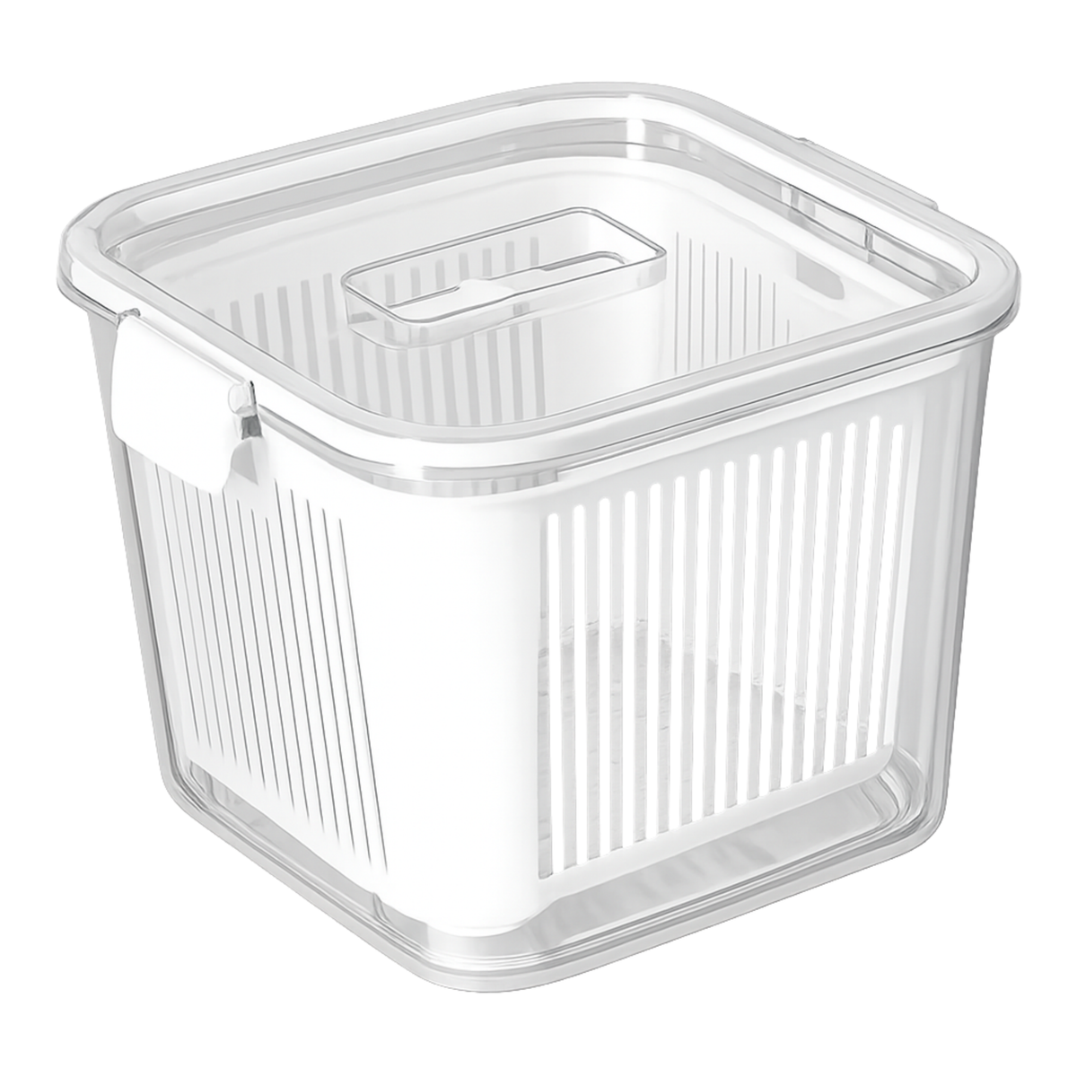 POTE SLIM HERMÉTICO 2.030 ML C/ CESTO DE DRENAGEM PARAMOUNT