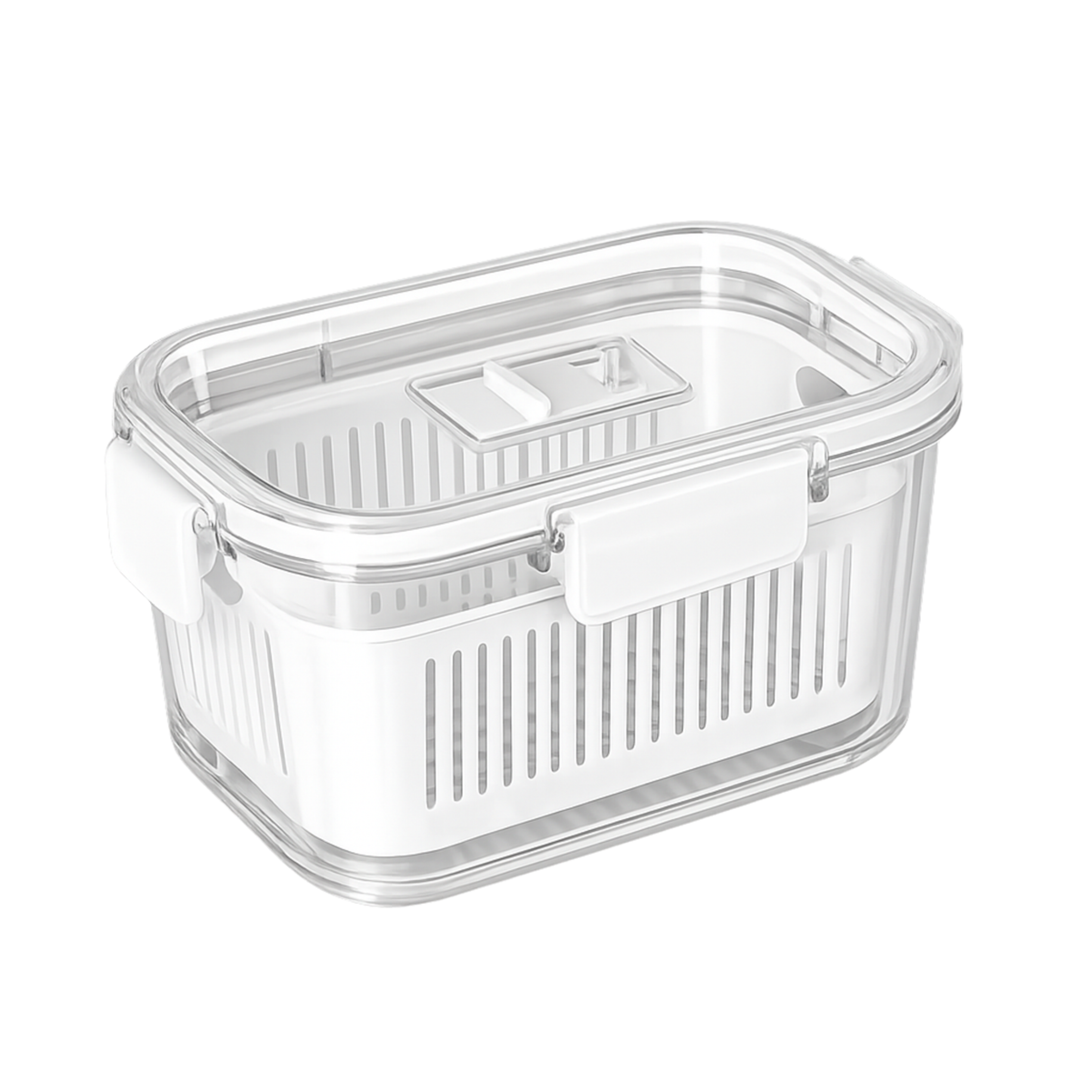 POTE SLIM HERMÉTICO 630 ML C/ CESTO DE DRENAGEM PARAMOUNT