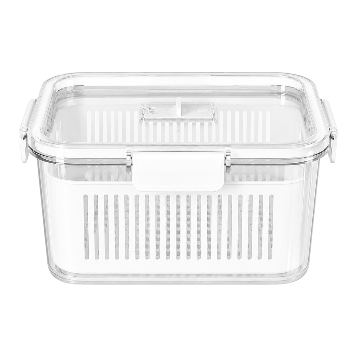 POTE SLIM HERMÉTICO 1.360 ML C/ CESTO DE DRENAGEM PARAMOUNT