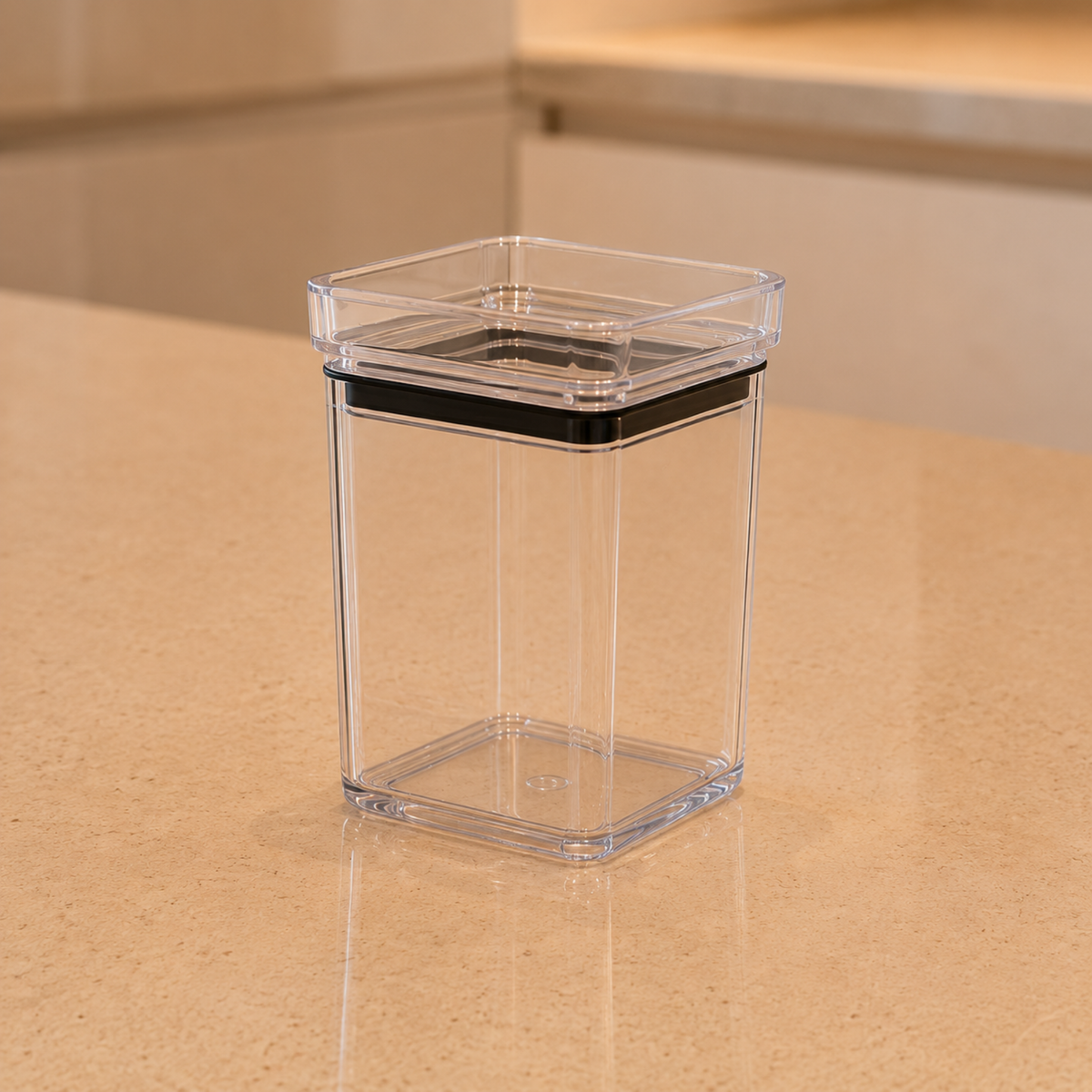 MINI POTE HERMÉTICO QUADRADO 180 ML LUMINI PARAMOUNT