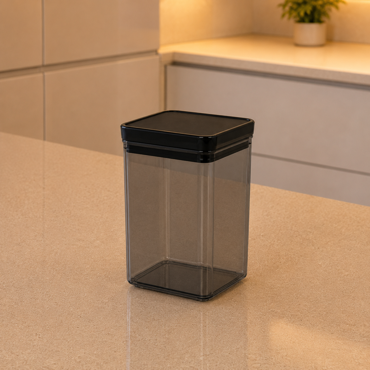 PORTA CAFÉ QUADRADO 1.000 ML LUMINI PARAMOUNT