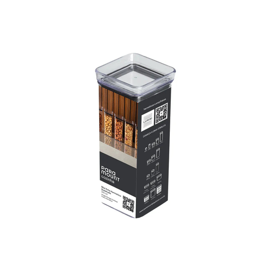 MINI POTE HERMÉTICO QUADRADO 340 ML LUMINI PARAMOUNT